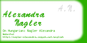alexandra nagler business card